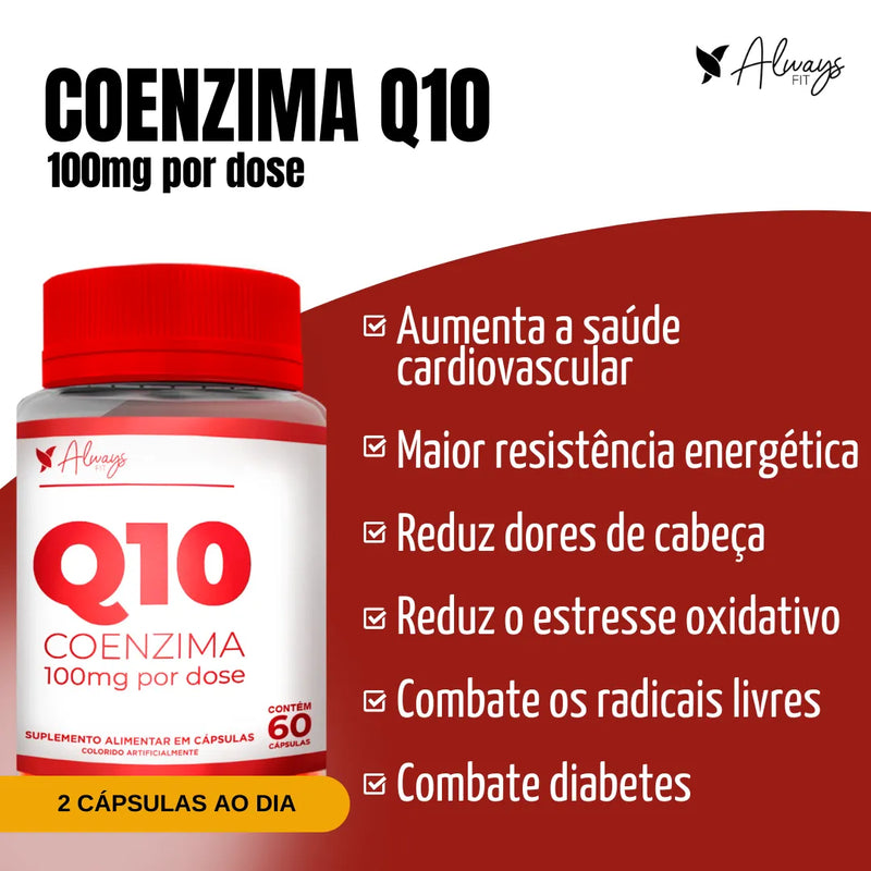 SuperCOQ10® - Coenzima Q10 100mg Saúde do Coração