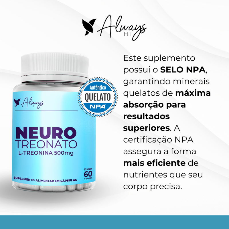 Neuro Treonato - Magnésio para o cérebro, memória e cognição