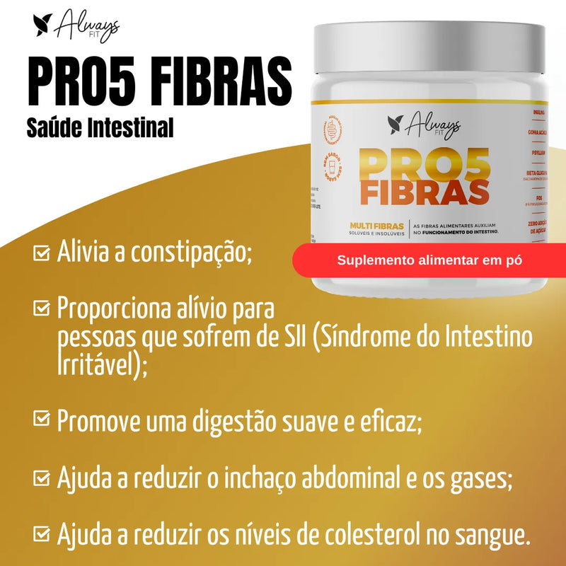 Pro5Fibras - Saúde Intestinal