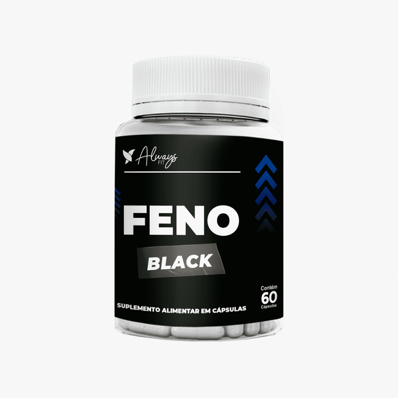 Feno Grego Black com Arginina, Zinco e Boro