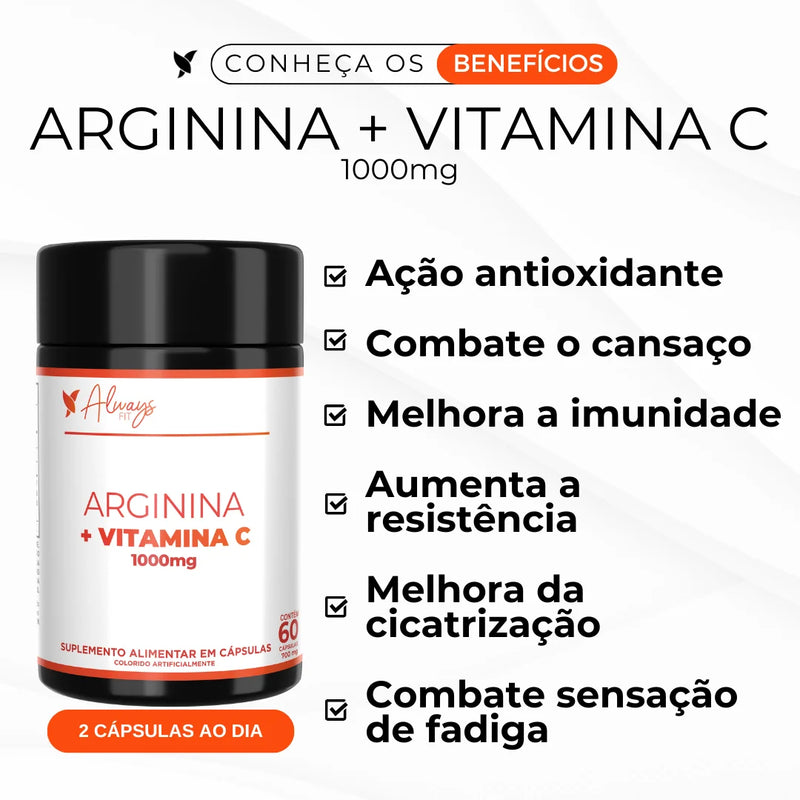 Arginina+Vitamina C®- Força e Imunidade