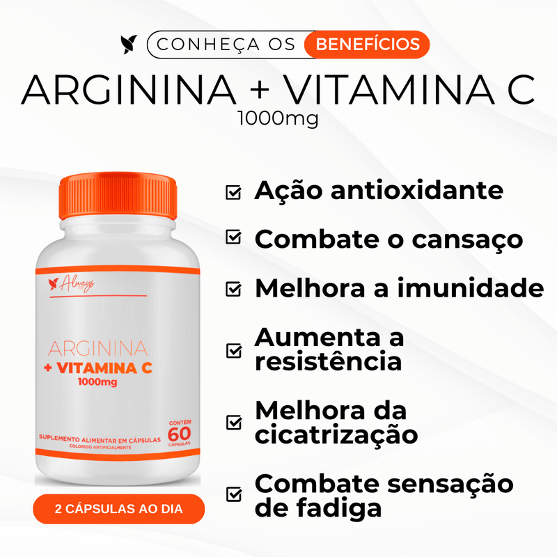 Arginina+Vitamina C®- Força e Imunidade