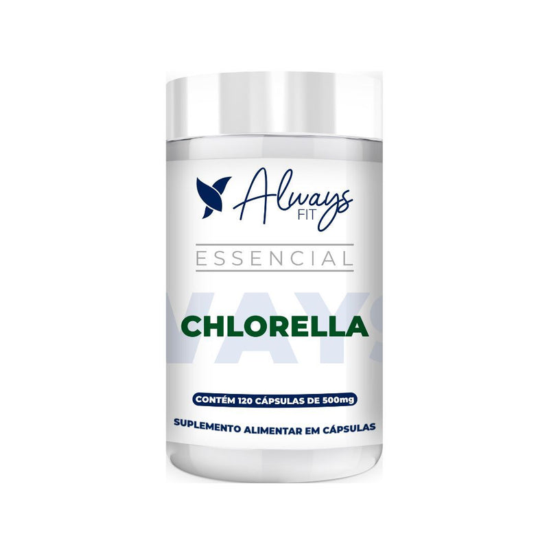 Chlorella 100% Pura - Super Alimento Verde - 120 Cápsulas