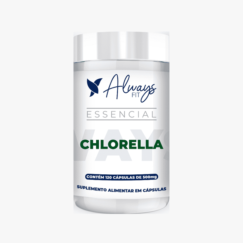 Chlorella 100% Pura - Super Alimento Verde - 120 Cápsulas