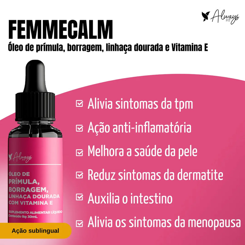 FemmeCalm - Alívio da Menopausa
