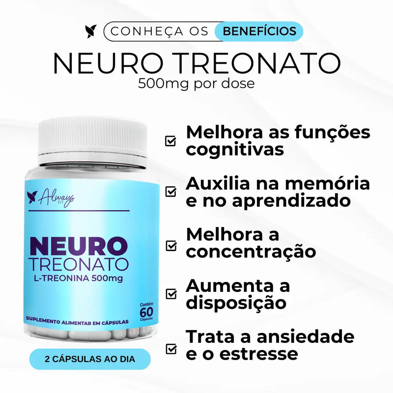 Neuro Treonato - Magnésio para o cérebro, memória e cognição