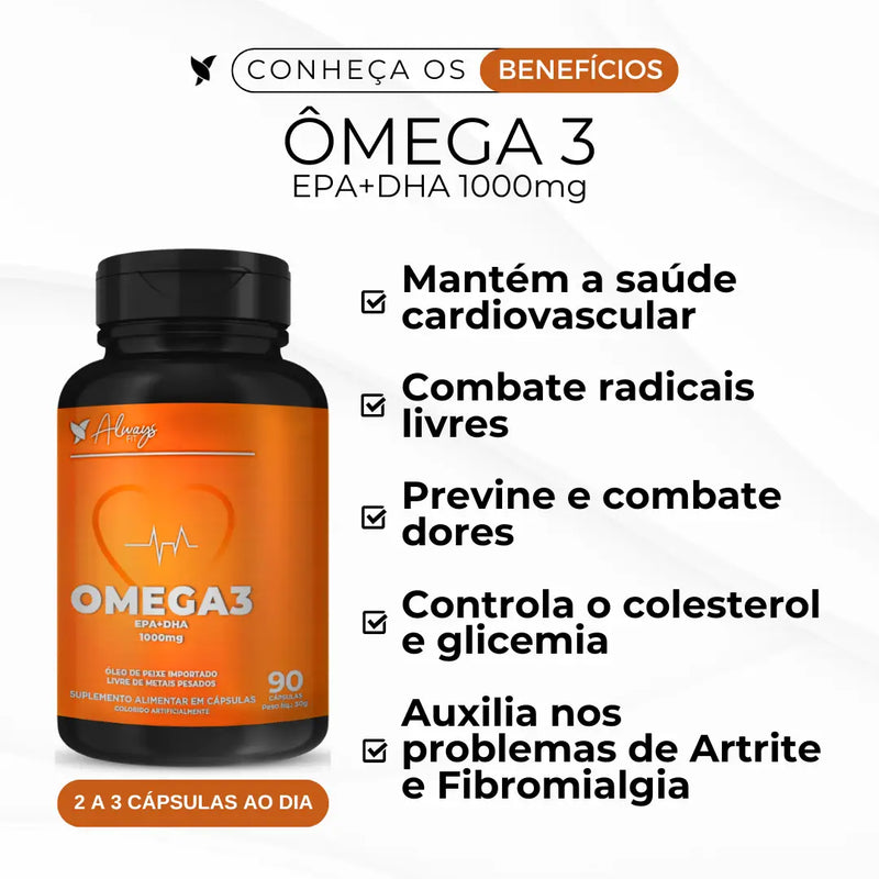 Ômega 3 - Saúde do Coração 540EPA 360DHA