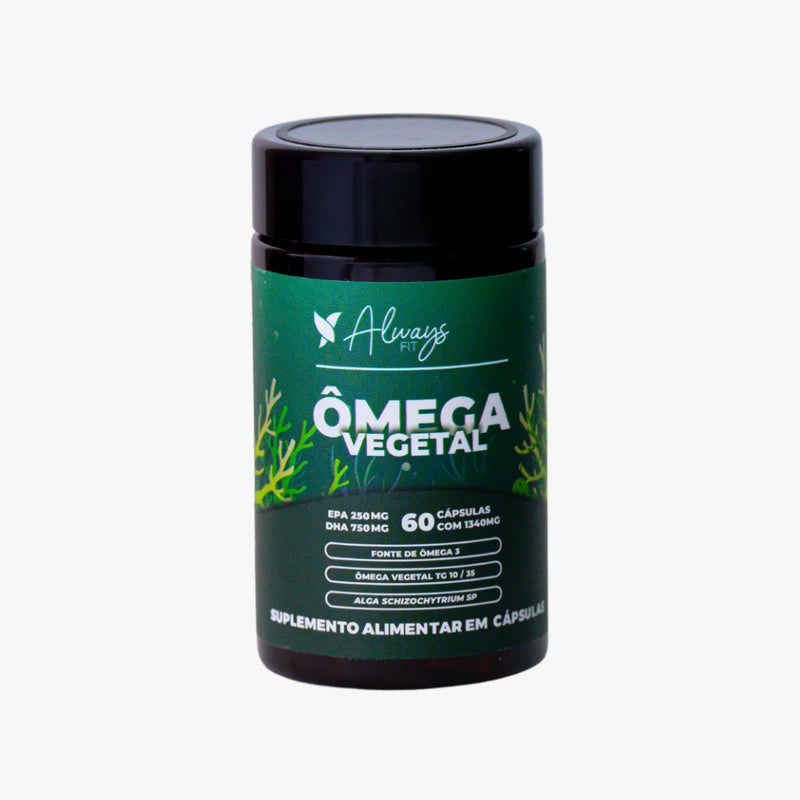 Ômega 3 com DHA 750mg e EPA 250mg de Algas Marinhas - Vegetal