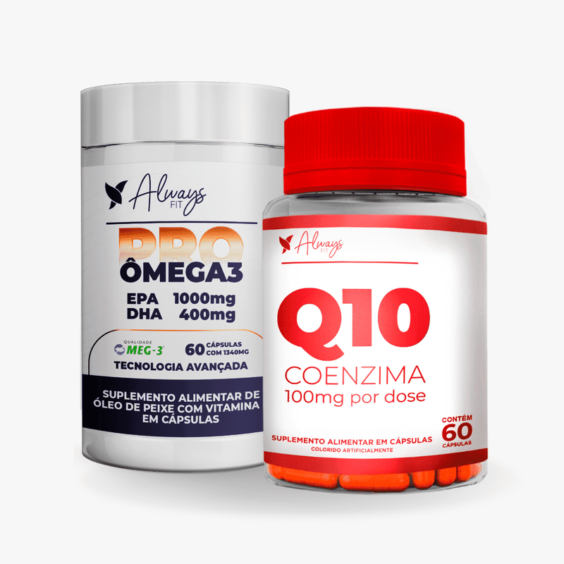 Kit Cardiovascular - ProOmega 3 (1000EPA 400DHA) + Coenzima Q10 (100mg)