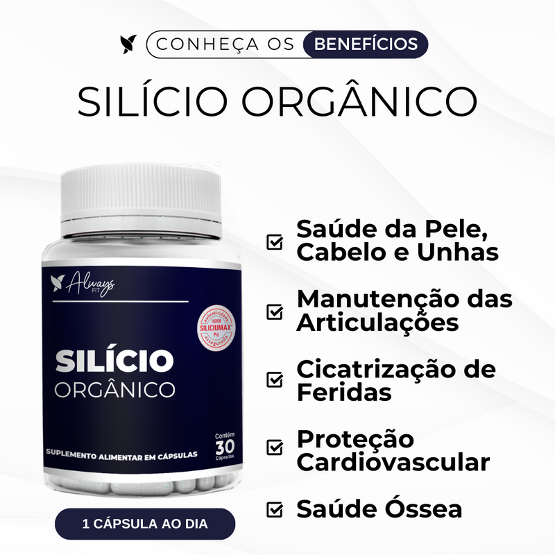 Silício Orgânico (SiliciuMax®) com Vitamina E