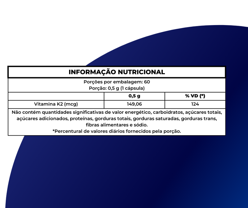 Vitamina K2 MK-7 - 149mcg