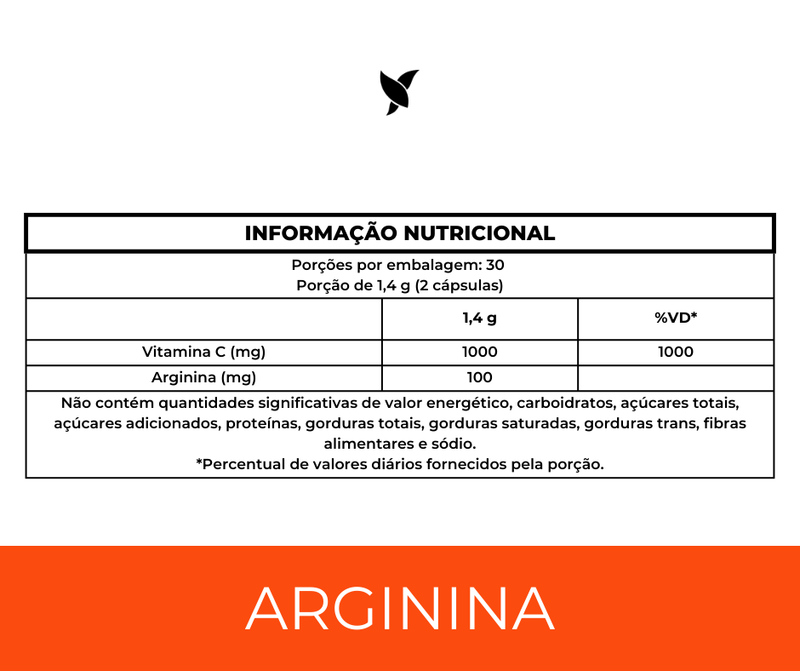 Arginina+Vitamina C®- Força e Imunidade