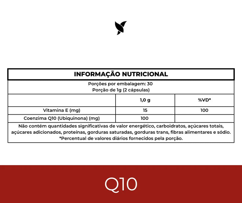 SuperCOQ10® - Coenzima Q10 100mg + TCM e Vitamina E - 60 Cápsulas