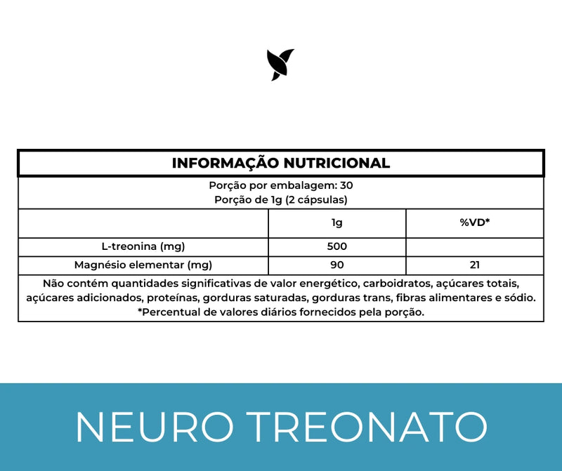 Neuro Treonato - Magnésio para o cérebro, memória e cognição