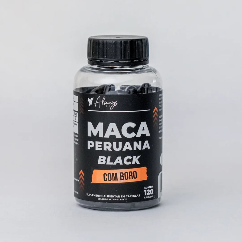 Maca Peruana Black(Negra) com Boro - Vitalidade e Disposição