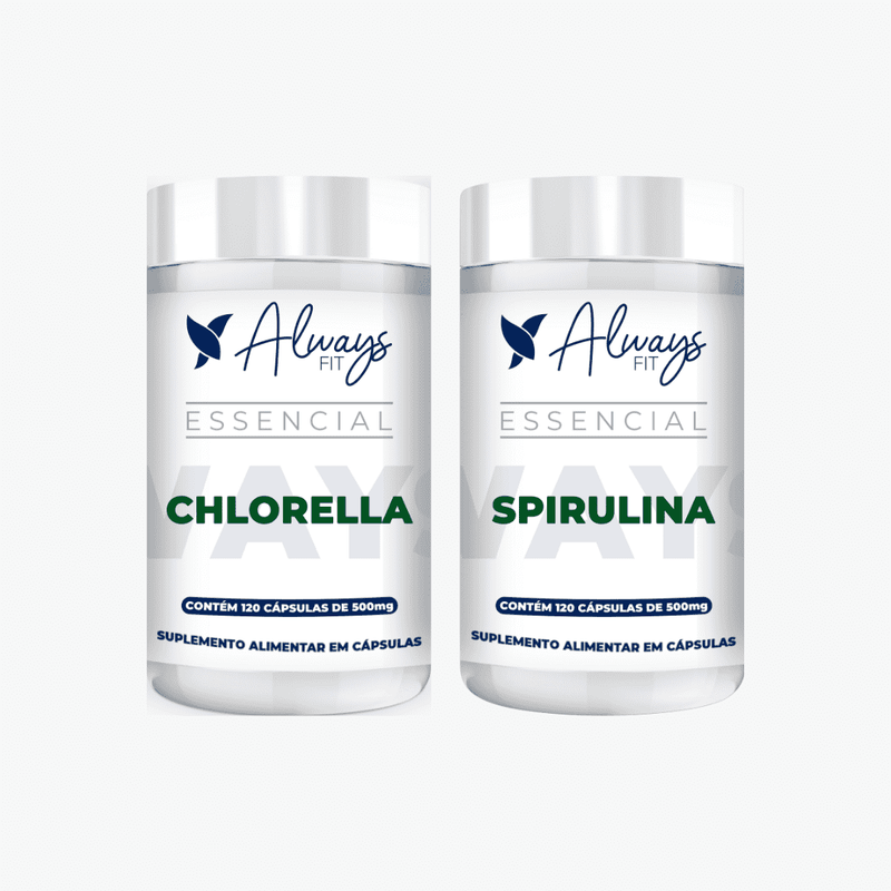 Kit Detox - Chlorella e Spirulina